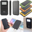 10000mAh Dual USB Output Ports Universal Light Solar Mobile Power Bank Charger For Cellphone Tablet