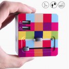 Multifunction Universal Dual USB Travel Charger Converter Adapter Plug