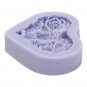3D Heart Rose Flower Silicone Chocolate Mould Fondant Candle Soap Mold