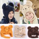 Fashion Unisex Newborn Baby Boy Girl Beanie Hat Soft Toddler Bear Cartoon Cap