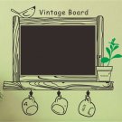 Chalkboard Decal Blackboard Removable Waterproof Wall Sticker Kitchen 62x67cm Message Board