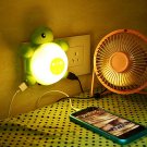LED Light Control Sound Sensor Cute Turtle Night Light Creative Socket USB Charging Lamp