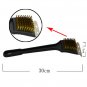 Barbecue Grill Wire Cleaning Brush Cleaner Outdoor BBQ Grill Plastic Brush