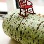 3D Vivid Stump Log Wood Shape Throw Pillow Tree Bark Soft Cushion Sofa Office Car Decor