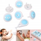 6Pcs Child Plastic Electric Power Socket Outlet Plug Protector Cover