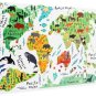 Colorful World Map DIY Removable Wall sticker Decal
