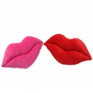 Red Pink Lip Plush Bolster Stuffed Toy Cover Sofa Decoration