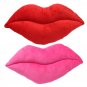 Red Pink Lip Plush Bolster Stuffed Toy Cover Sofa Decoration