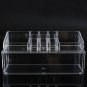 Two Layer Acrylic Clear Make Up Organizer Cosmetic Display Nail Polish Storage Holder Case