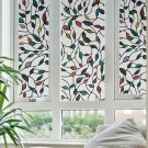 Window Films Cane Leaves 3 Meters PVC Films Glass Sticker Non-glue Fork Art Glass Poster