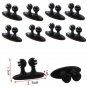 8Pcs Car Wire Cord Cable Holder Tie Clips Line Fixer Organizer Drop Adhesive