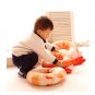 Creative 3D Shrimp Throw Pillow Plush U Shape