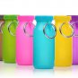 Colorful Silicone Folding Bottle Cup Camping Hiking Riding Bottles