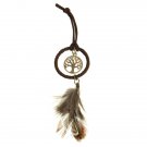 Dream Catcher Life Tree Feather Bag Keyring Pendant Accessory