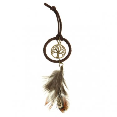 Dream Catcher Life Tree Feather Bag Keyring Pendant Accessory