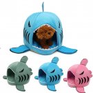 S Size Removable Shark Mouth Pet House Bed Washable