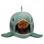 M Size Removable Shark Mouth Pet House Bed Washable