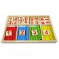 Wooden Numbers Mathematics Early Learning Counting Educational Toy