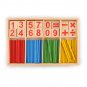 Wooden Numbers Mathematics Early Learning Counting Educational Toy