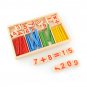 Wooden Numbers Mathematics Early Learning Counting Educational Toy