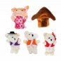 Mini Bear Storytelling Funny Lovely Plush Hand Finger Puppets