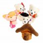 Mini Bear Storytelling Funny Lovely Plush Hand Finger Puppets