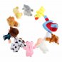 10Pcs Farm Animals Cartoon Storytelling Finger Hand Funny Puppets