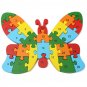 Wooden Animal Shape Puzzle Blocks 26 Alphabet Number Educational Toy