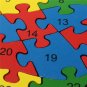 Wooden Animal Shape Puzzle Blocks 26 Alphabet Number Educational Toy