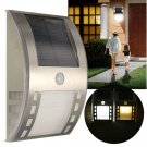 Waterproof LED Solar Power PIR Motion Sensor Outdoor Garden Wall Light