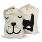Toys Storage Bags Canvas Cute Bear Batman Laundry Bag Pouch