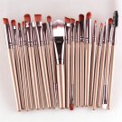 20Pcs Professional Makeup Brush Cosmetic Synthetic Hair Brushes Kit Set
