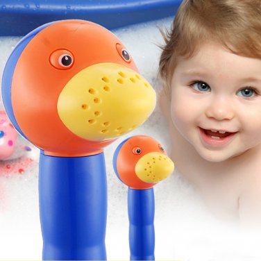 Cartoon Duck Creative Bathroom Handheld Shower Head For Kids Baby