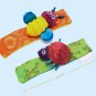 4Pcs Baby Infant Kids Cute Animals Rattles Foot Finders Toys Hand Wriste Socks Set