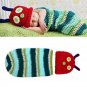 Newborn Baby Crochet Knit Photo Photography Prop Caterpillar Hat Costume Outfits