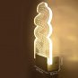 Creative Modern Acrylic Snake Shape LED Wall Lamp for Living Room Bedroom Corridor