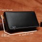 Double Zipper Business Man-made Leather Portable Bag Wallet