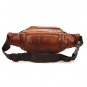 Genuine Leather Crossbody Bag Leisure Outdoor Building Travel Hiking Waist Bag