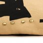 Women Canvas National Wind Handbag Crossbody Bag