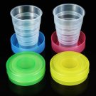 Plastic Outdoor Folding Water Cup Camping Hiking Folding Drinking Cup