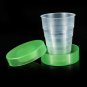 Plastic Outdoor Folding Water Cup Camping Hiking Folding Drinking Cup