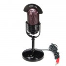 Retro Style 4.5v 3.5mm 2.2k Impedance ABS Standing Microphone