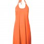 Women Mini Dress Solid Halter Backless Bikini Cover Up