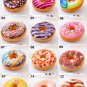 Colourful Creative 3D Plush Donut Throw Pillow Sofa