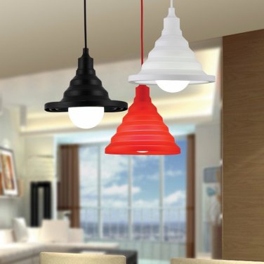 Colorful Silicone E27 Lamp Holder Pendant Lights DIY Ceiling Light Home Decor