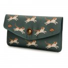 Nylon Cute Cat Clutch Long Wallet Phone Bag