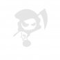 Skeleton Reflective Car Decorative Sticker Death Demon Car Door Window Decal 14*13cm