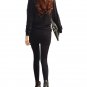 Long Sleeve Elastic Bodycon Women Above Knee Bottom Dress