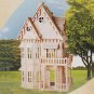 DIY Wood Dream House With Light Miniature And Furniture