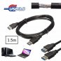 5Gbps 1.5m High Speed USB 3.0 Male to Female Short Cable Extension For Tablet